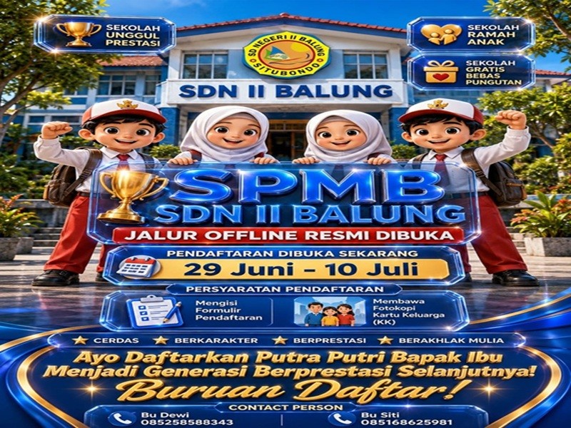 SPMB SD NEGERI II BALUNG